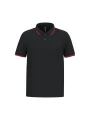 KARIBAN Polo homme manches courtes à liserés contrastés /api/colors/b084ccc6-964d-4c40-a33e-0f276869188a personnalisable
