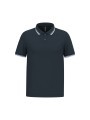 KARIBAN Polo homme manches courtes à liserés contrastés /api/colors/ac3617f1-55b6-4cce-bc08-bb5c08d2e5bf personnalisable