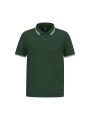 KARIBAN Polo homme manches courtes à liserés contrastés /api/colors/412d1f56-3a7a-4301-824d-97a0bc59b3a1 personnalisable