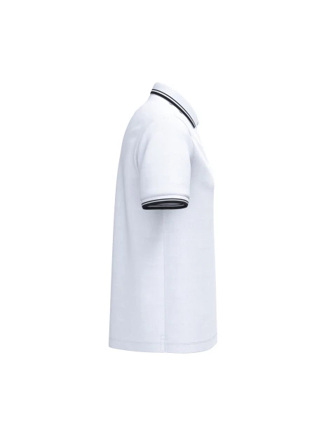 KARIBAN Polo homme manches courtes à liserés contrastés /api/colors/f7bbab39-eed0-4e10-a2bb-e238550dbaf8 personnalisable