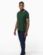 KARIBAN Herren Poloshirt mit kurzen Ärmeln und kontrastfarbenen Paspeln Poloshirts personalisierbar