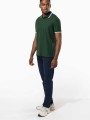 Polos à personnaliser KARIBAN Polo homme manches courtes à liserés contrastés 
