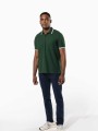 Polos à personnaliser KARIBAN Polo homme manches courtes à liserés contrastés 