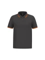 KARIBAN Polo homme manches courtes à liserés contrastés /api/colors/223dfd34-44c0-4412-95bb-efd5d7df379d personnalisable