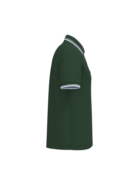 KARIBAN Polo homme manches courtes à liserés contrastés /api/colors/412d1f56-3a7a-4301-824d-97a0bc59b3a1 personnalisable