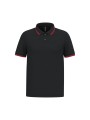 KARIBAN Polo homme manches courtes à liserés contrastés /api/colors/b084ccc6-964d-4c40-a33e-0f276869188a personnalisable