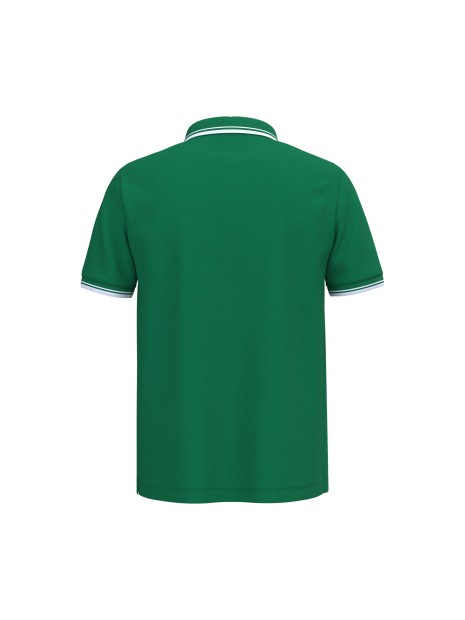 KARIBAN Polo homme manches courtes à liserés contrastés /api/colors/9c6146b3-e8d0-4ddb-b977-9be0bb3ee621 personnalisable