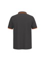 KARIBAN Polo homme manches courtes à liserés contrastés /api/colors/223dfd34-44c0-4412-95bb-efd5d7df379d personnalisable