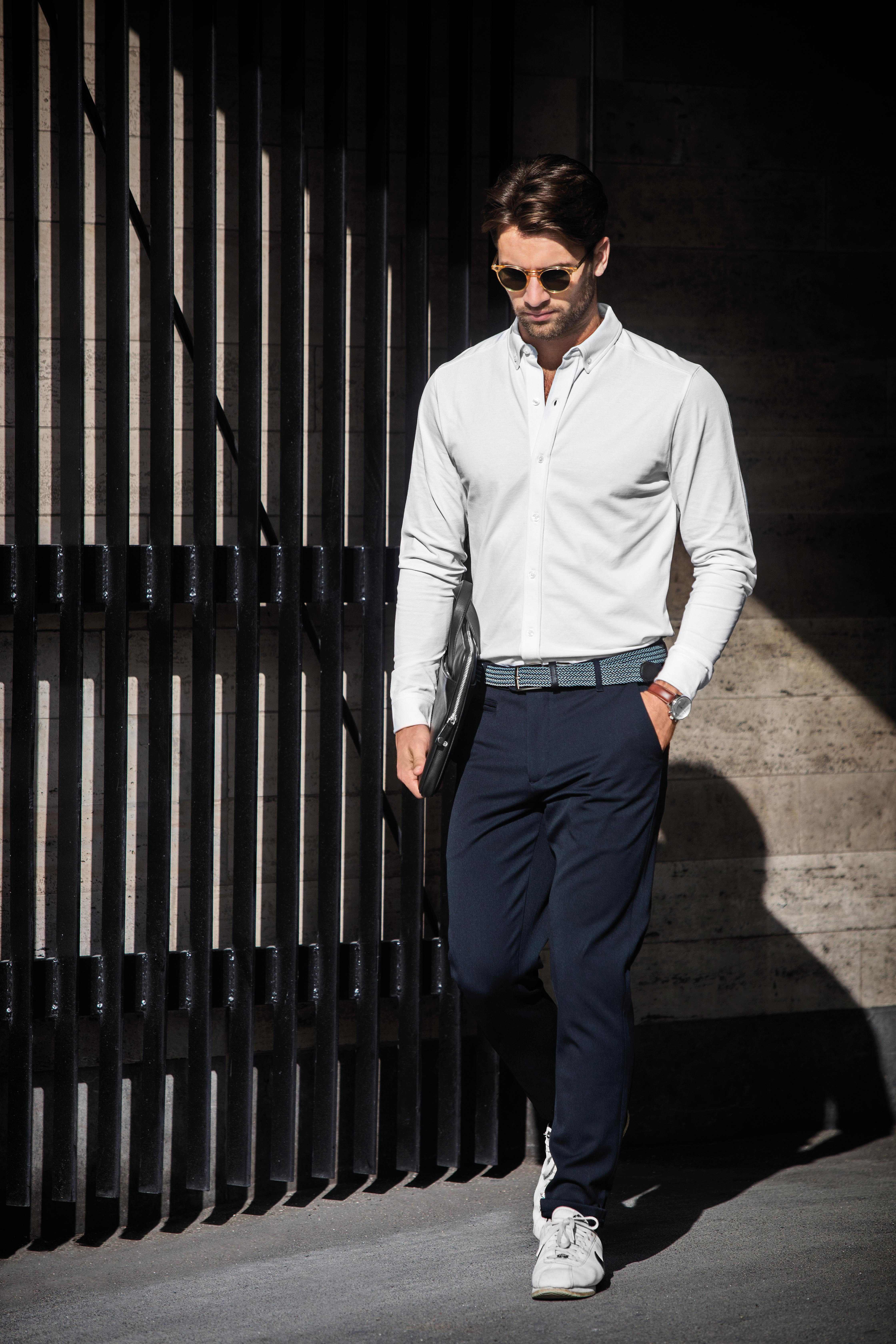 Chemises personnalisable NIMBUS Kingston - chemise en piqué extensible deluxe