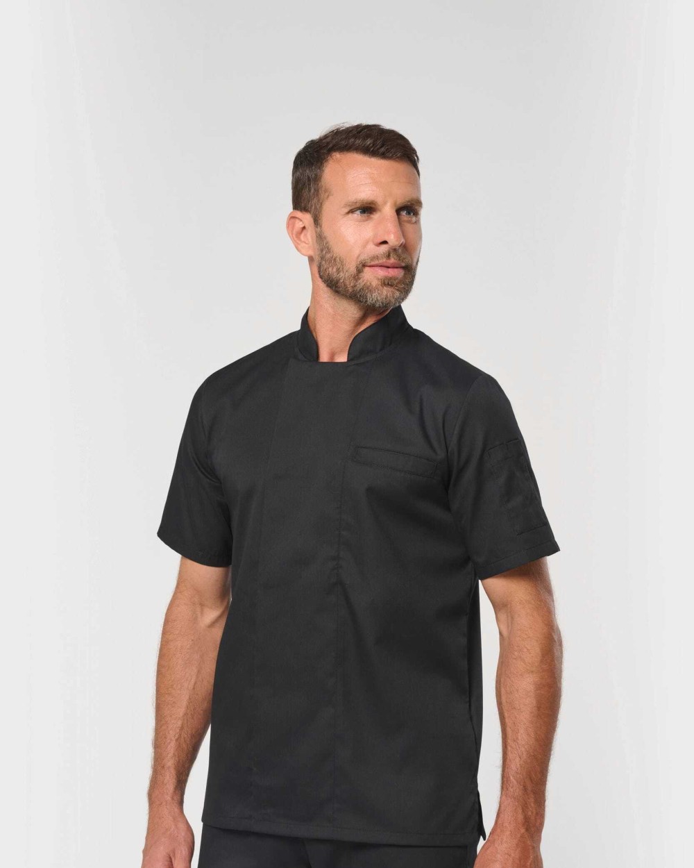 WK. DESIGNED TO WORK Umweltfreundliche Unisex-Kochjacke mit kurzen Ärmeln Jacken personalisierbar