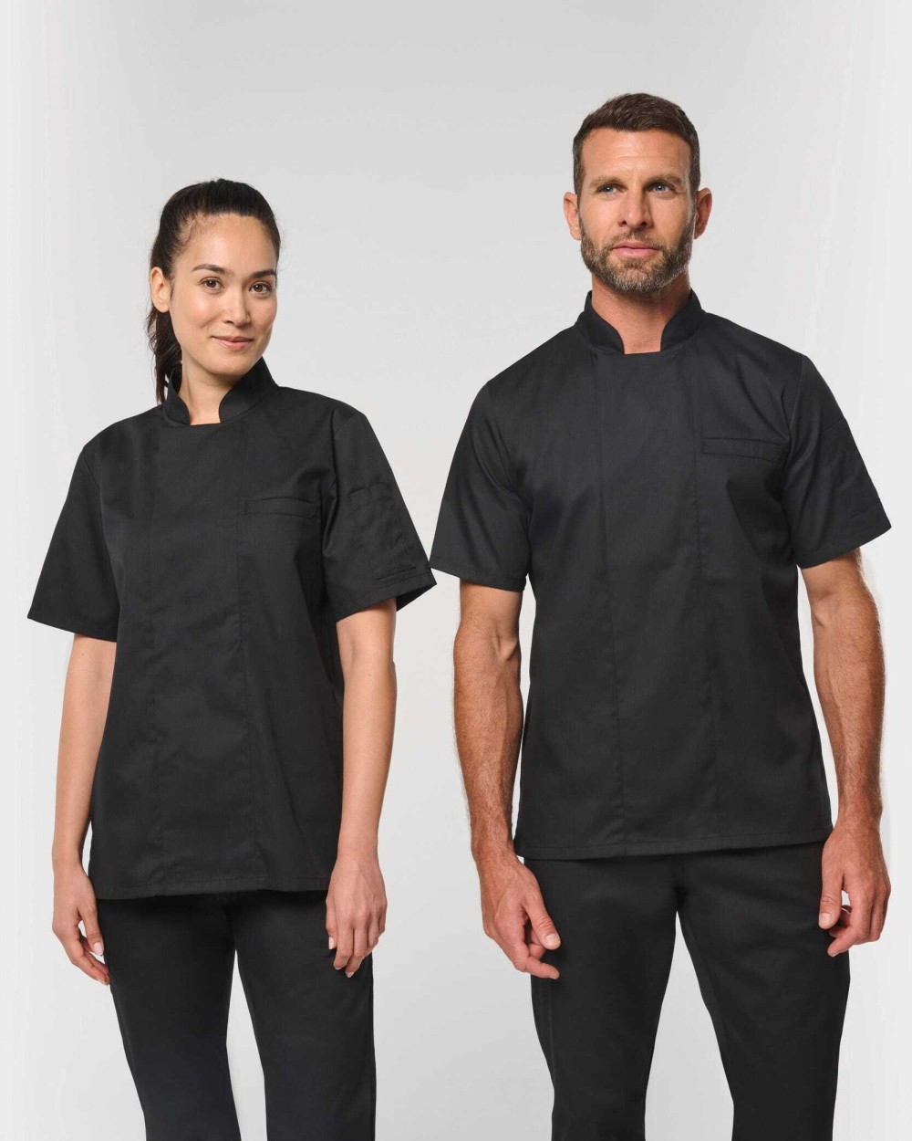 Vestes personnalisable WK. DESIGNED TO WORK Veste de cuisine écoresponsable manches courtes unisexe