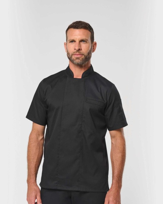 Vestes personnalisable Wk. Designed To Work Veste de cuisine écoresponsable manches courtes unisexe