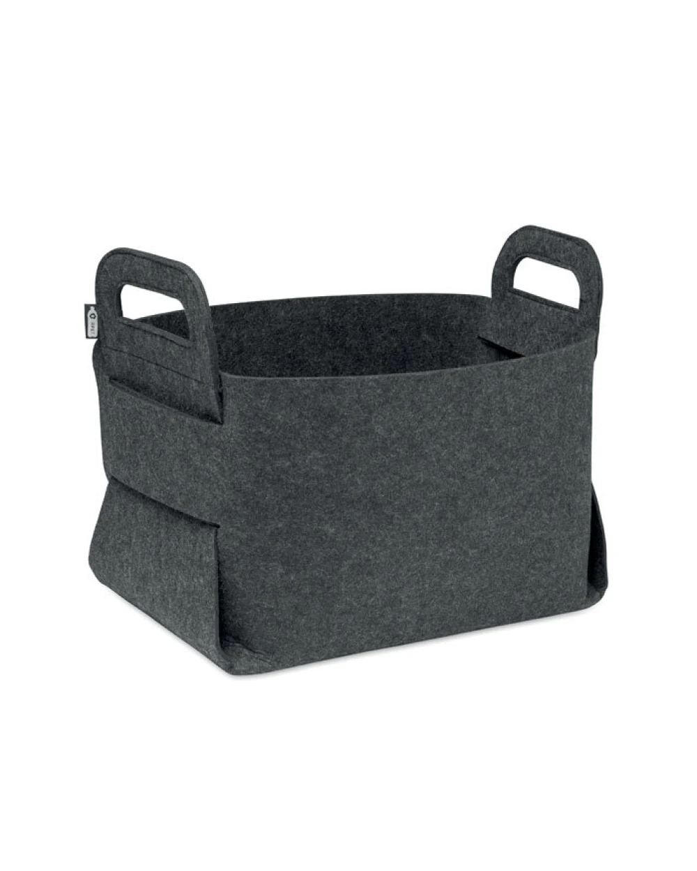 4DO Faltbarer Korb RPET-Filz Taschen personalisierbar