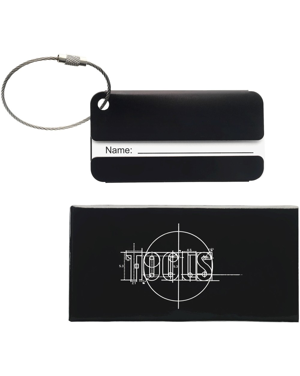 Tassen & Zakken 4DO Discovery bagagelabel voor bedrukking &amp; borduring