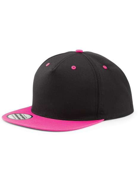 BEECHFIELD Casquette Snapback contrastée - 5 panneaux /api/colors/d1b49ea9-d8be-466e-948a-8953984adec4 personnalisable
