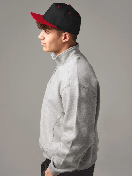 Casquettes à personnaliser BEECHFIELD Casquette Snapback contrastée - 5 panneaux 
