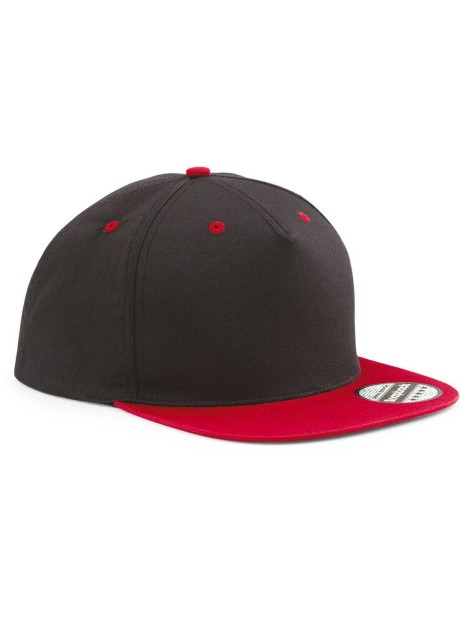BEECHFIELD Casquette Snapback contrastée - 5 panneaux  personnalisable