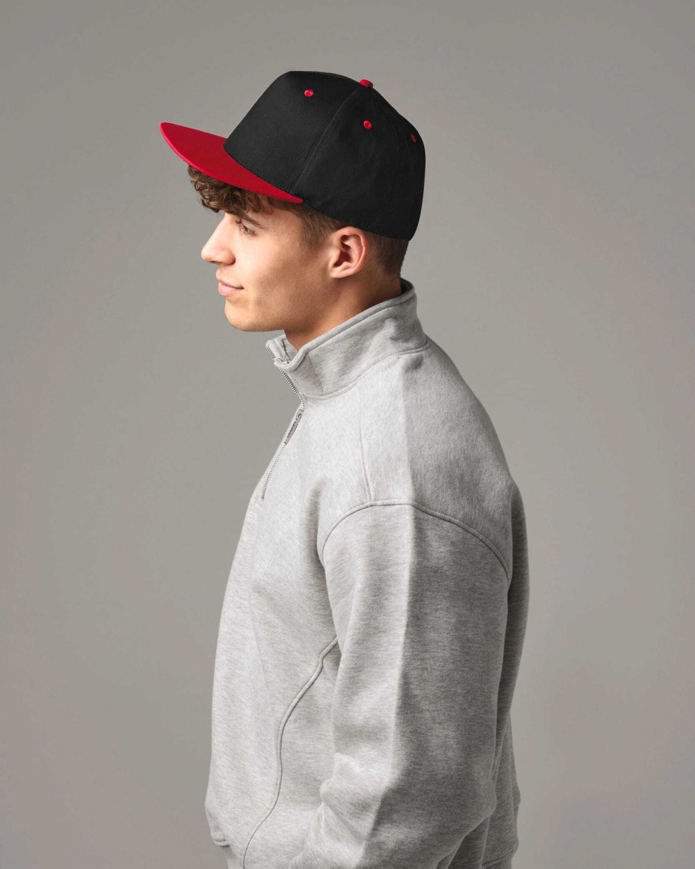 Petjes BEECHFIELD Tweekleurige 5-panel snapbackpet voor bedrukking &amp; borduring