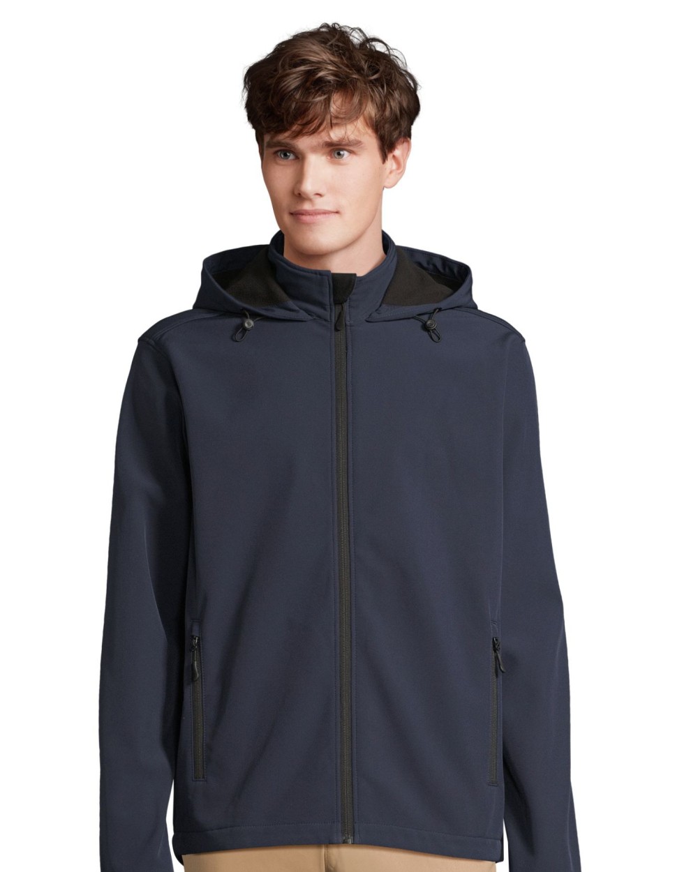 SOL'S Men´s Race Softshell Hooded Jacket Softshells personalisierbar