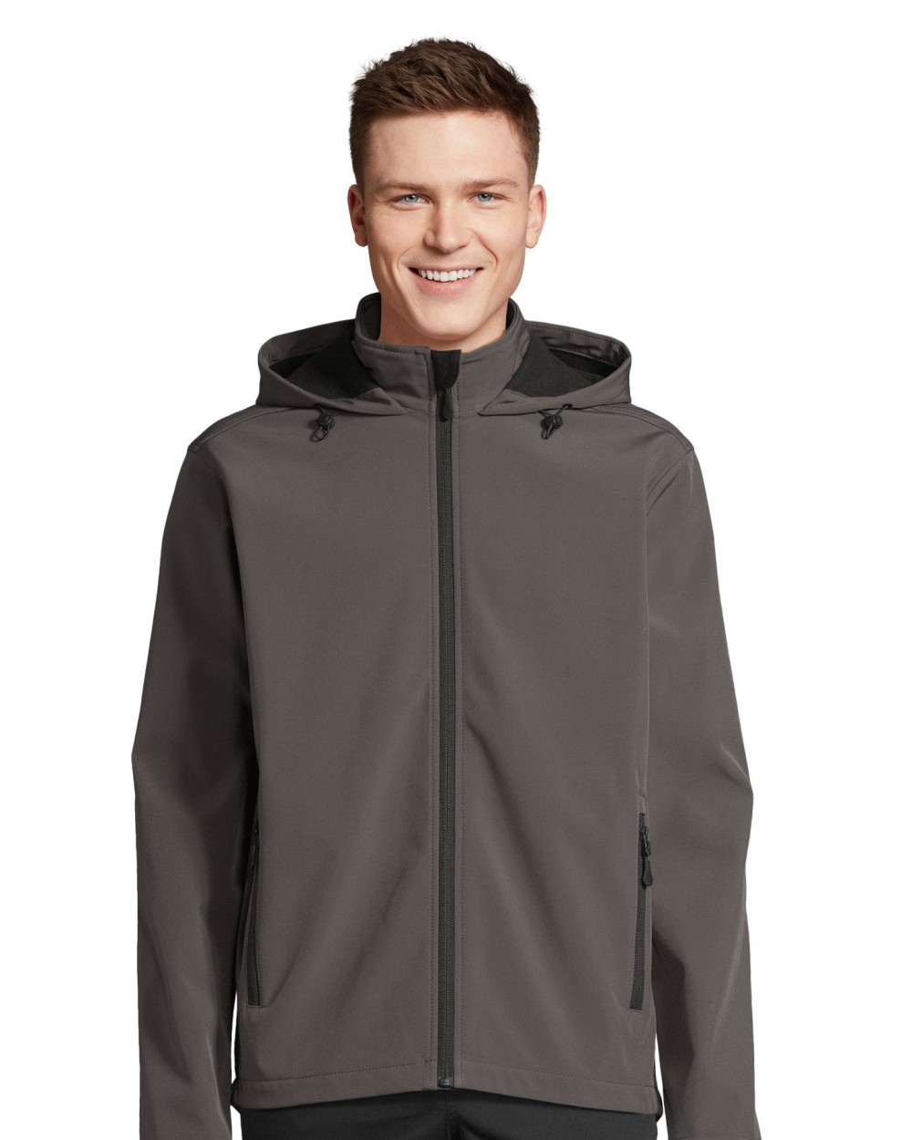 SOL'S Men´s Race Softshell Hooded Jacket Softshells personalisierbar