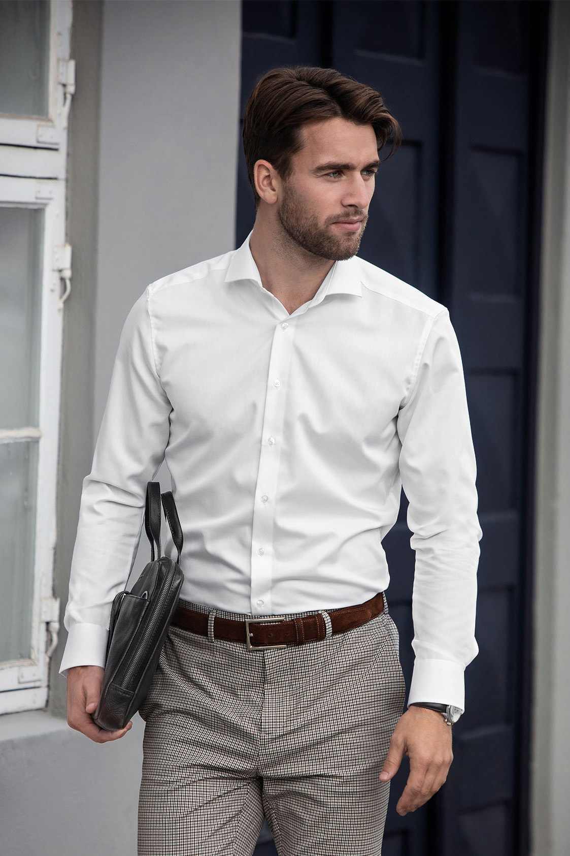 Chemises personnalisable NIMBUS Portland coupe ajustée - chemise professionnelle infroissable