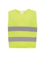 Gilets de sécurité personnalisable 4DO Gilet haute visibilité de signalisation en rPET GRS 3-6 ans
