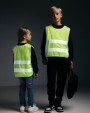 4DO Sicherheitsweste aus GRS recyceltem PET 3-6 Jahre Warnwesten personalisierbar