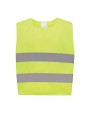 Fluo vestjes 4DO GRS gerecycled PET reflecterend veiligheidsvest 3-6 jaar voor bedrukking &amp; borduring