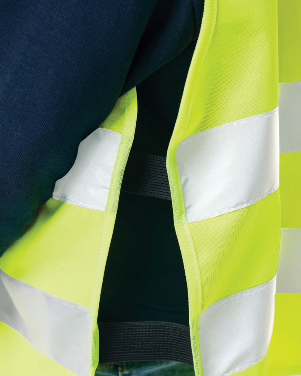 4DO Sicherheitsweste aus GRS recyceltem PET 3-6 Jahre Warnwesten personalisierbar