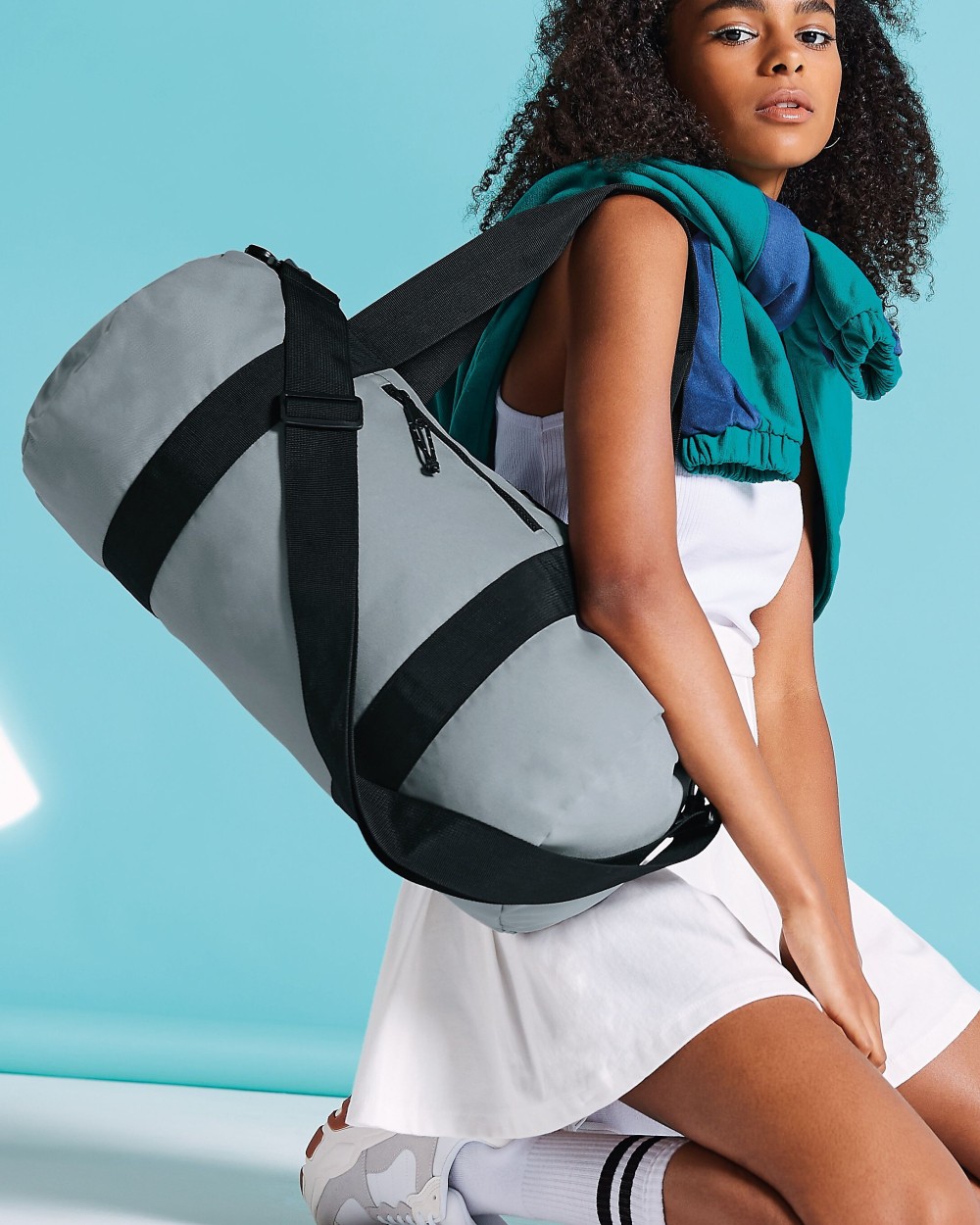 BAG BASE RECYCLED BARREL BAG Taschen personalisierbar