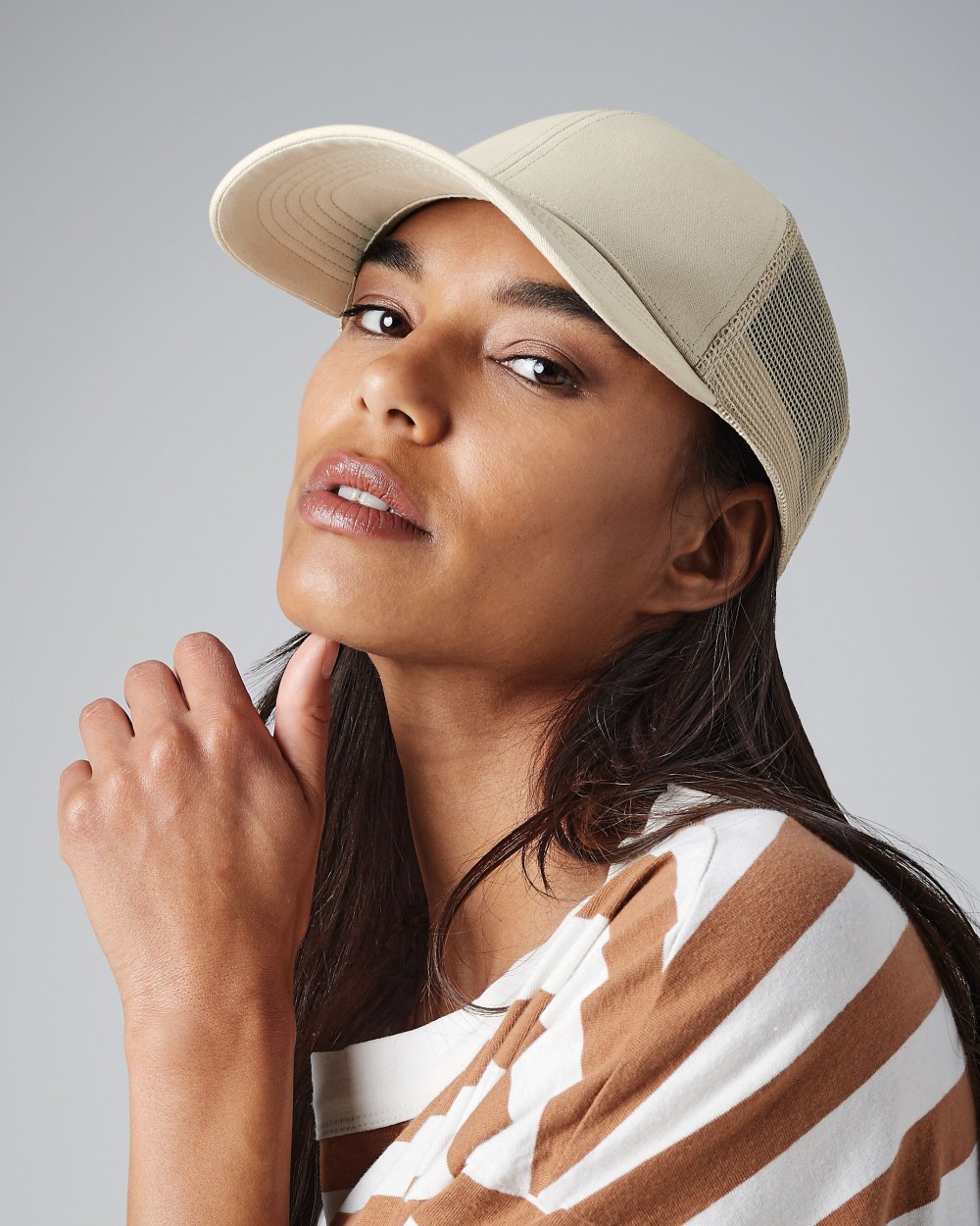 BEECHFIELD ORGANIC COTTON TRUCKER Kappen personalisierbar