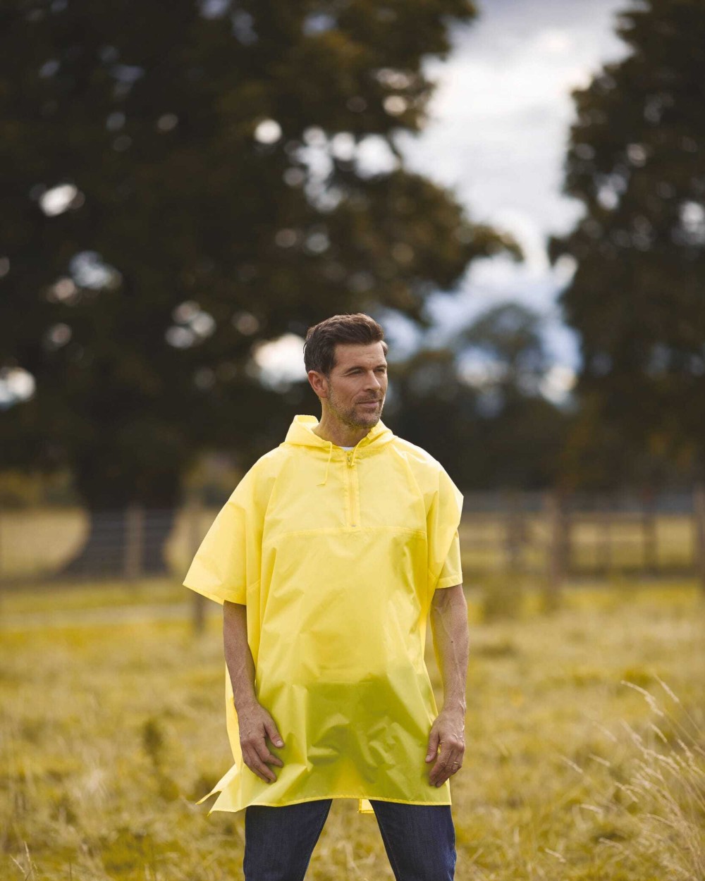 Jassen YOKO Lichtgewicht poncho voor bedrukking &amp; borduring