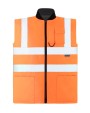 Fluo vestjes KORNTEX Hi-Vis Reversible Bodywarmer „Ural“ voor bedrukking &amp; borduring