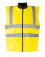 Fluo vestjes KORNTEX Hi-Vis Reversible Bodywarmer „Ural“ voor bedrukking &amp; borduring