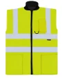 Fluo vestjes KORNTEX Hi-Vis Reversible Bodywarmer „Ural“ voor bedrukking &amp; borduring