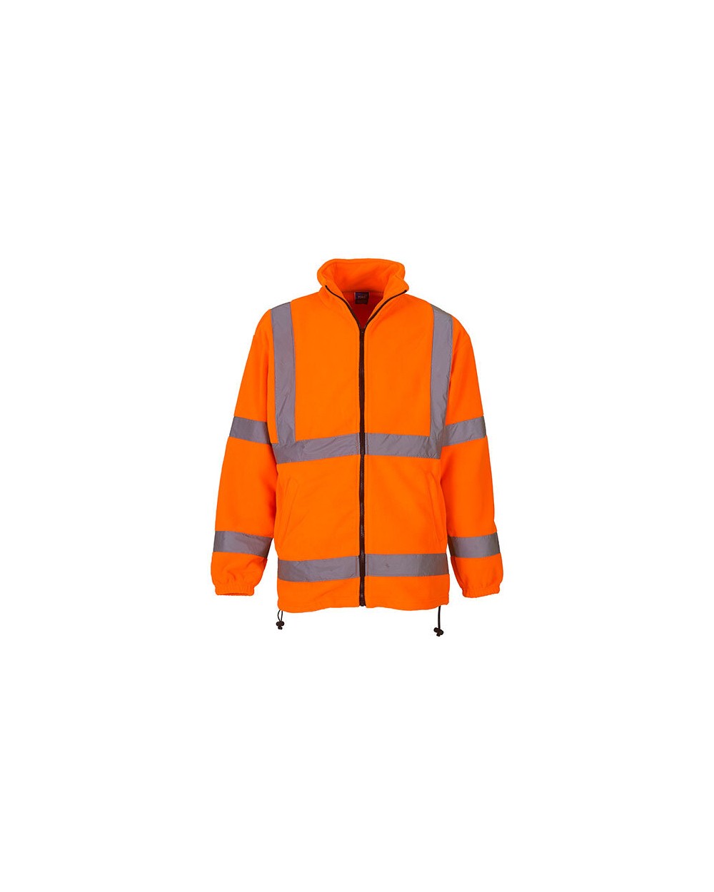 YOKO Robuste Fleecejacke in Warnfarbe Polar Fleeces personalisierbar