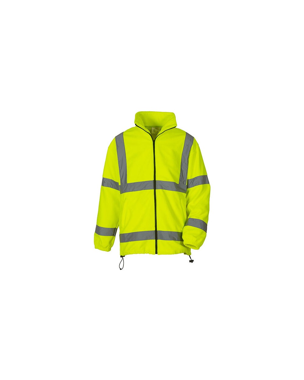 YOKO Robuste Fleecejacke in Warnfarbe Polar Fleeces personalisierbar