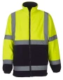 Polar Fleeces YOKO Signalisatie zwaar fleece jack voor bedrukking &amp; borduring