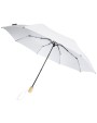 4DO Birgit 21'' faltbarer winddichter Regenschirm aus recyceltem PET Regenschirme personalisierbar