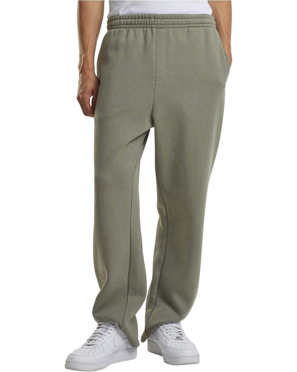 Pantalons personnalisable BUILD YOUR BRAND Fluffy Track Sweatpants