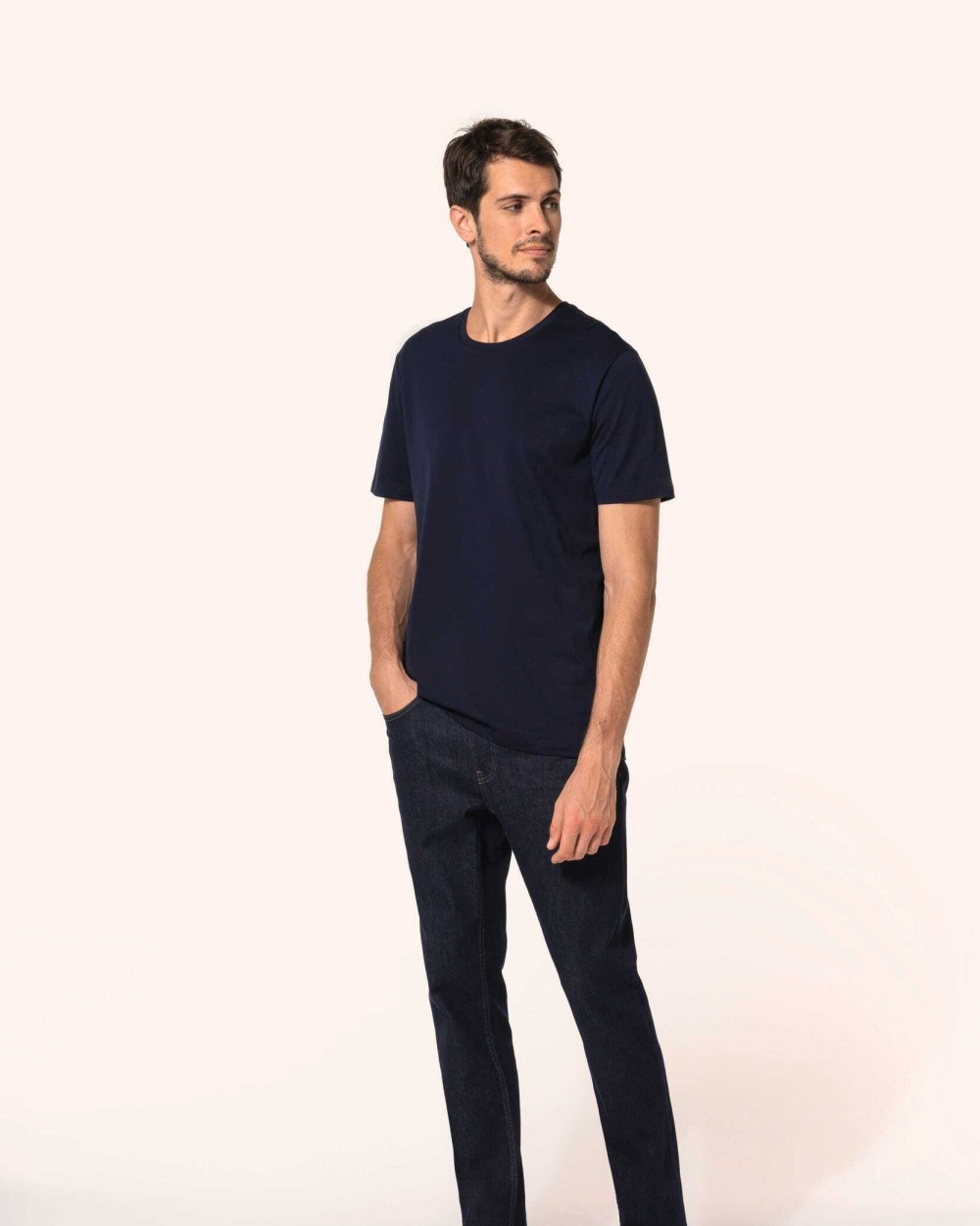 KARIBAN Herren Premium Jeanshose Hosen personalisierbar