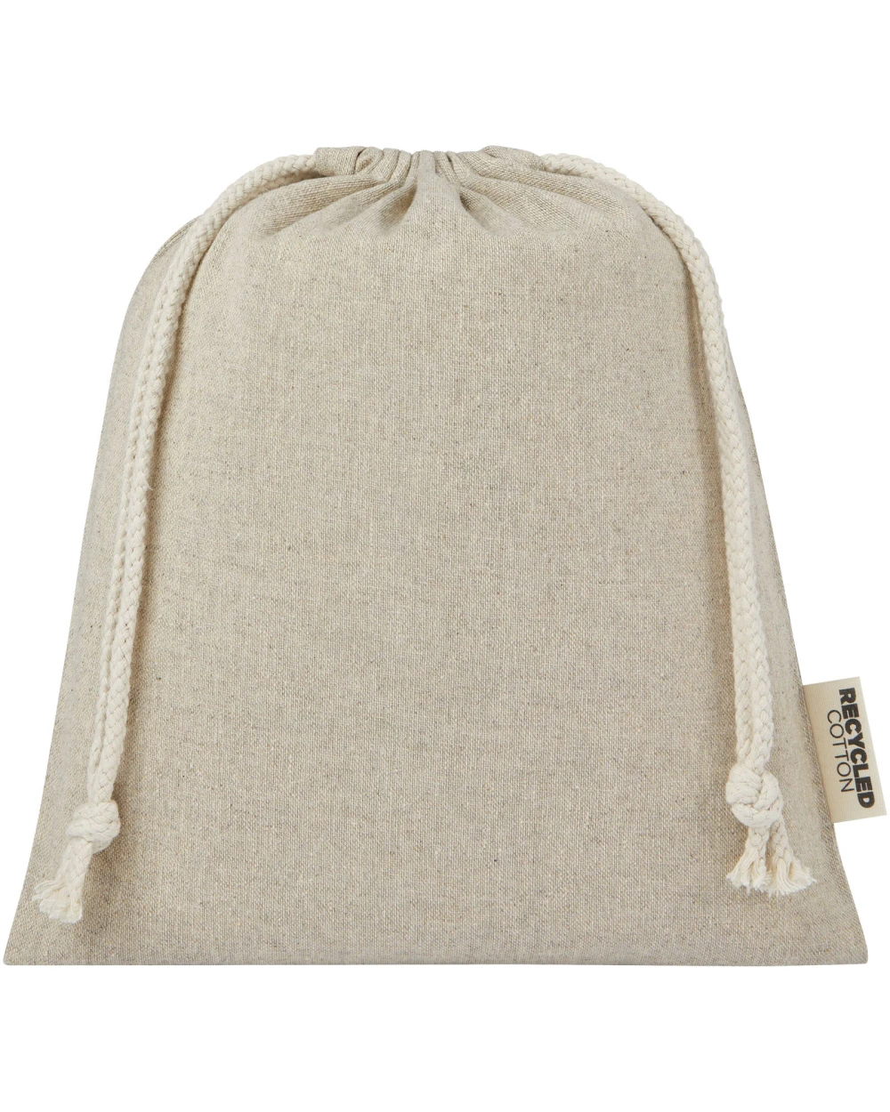 4DO Pheebs 150 g/m² GRS Zuziehbeutel aus Recyclingbaumwolle mittel 1,5 l Taschen personalisierbar