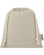 4DO Pheebs 150 g/m² GRS Zuziehbeutel aus Recyclingbaumwolle mittel 1,5 l Taschen personalisierbar