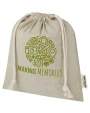 4DO Pheebs 150 g/m² GRS Zuziehbeutel aus Recyclingbaumwolle mittel 1,5 l Taschen personalisierbar