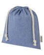 4DO Pheebs 150 g/m² GRS Zuziehbeutel aus Recyclingbaumwolle mittel 1,5 l Taschen personalisierbar