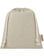 4DO Pheebs 150 g/m² GRS Zuziehbeutel aus Recyclingbaumwolle mittel 1,5 l Taschen personalisierbar