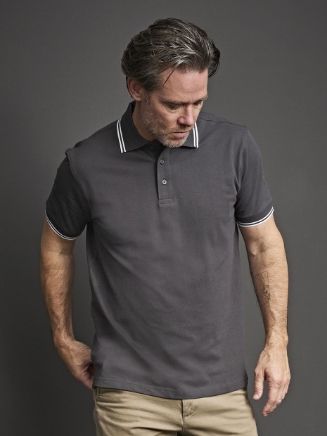 Polos à personnaliser TEE JAYS LUXURY STRIPE STRETCH POLO 
