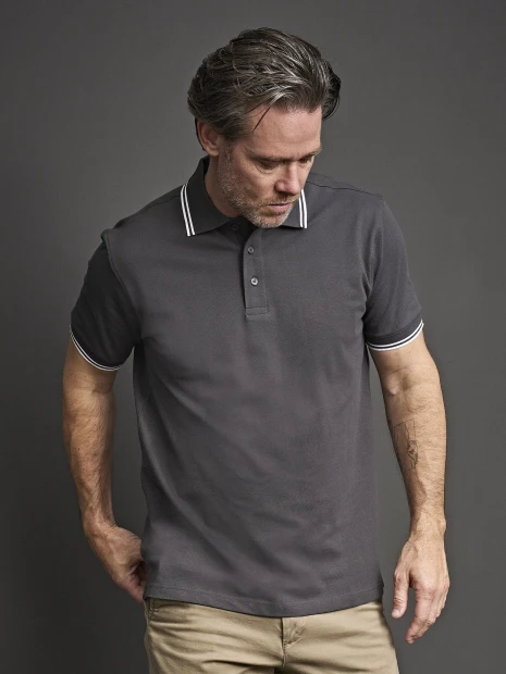 Polos à personnaliser TEE JAYS LUXURY STRIPE STRETCH POLO 