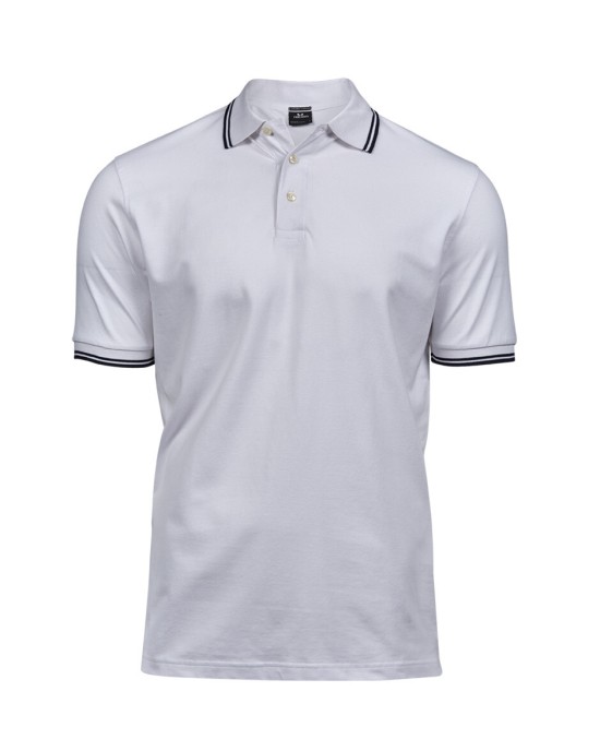 Polos personnalisable Tee Jays LUXURY STRIPE STRETCH POLO