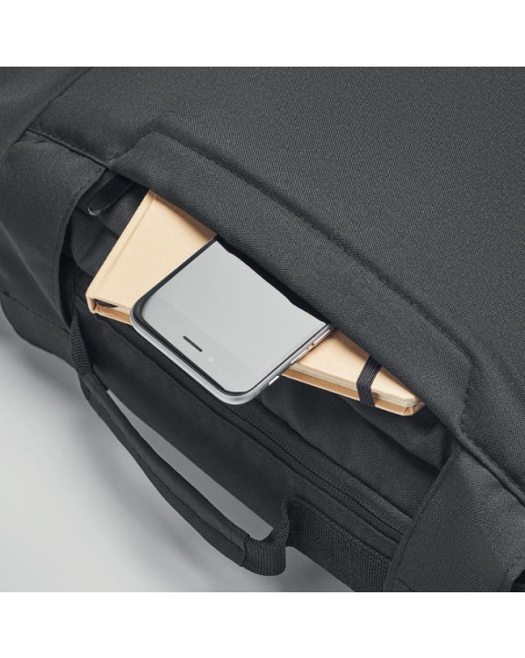 4DO Laptop Rucksack 300D RPET Taschen personalisierbar